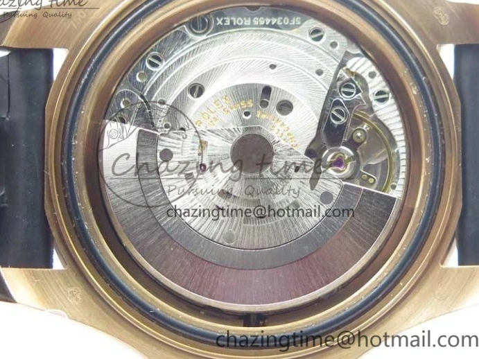 MiroTime 0112 WeatherProof Yacht-Master 40 116695SATS Bp Maker Best Edition Black Dial on Rubber Strap SA 3001